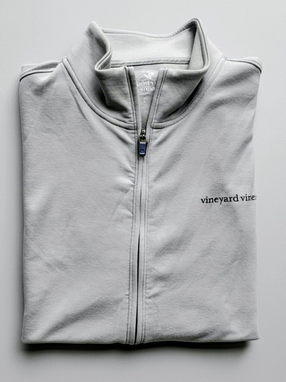Vineyard Vines Men's Gray Full-Zip Vest